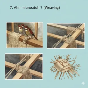 A detailed shot of textured woven fiber art, showcasing different yarn weights and colors to add dimension to **wall decor with cloth**.