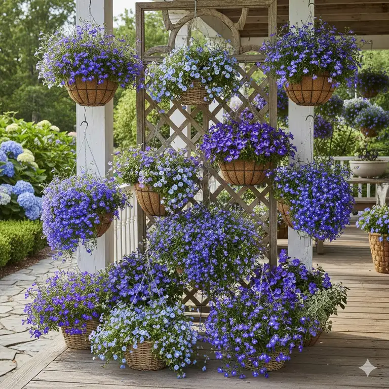7 Best Blue Hanging Basket Plants for a Stunning 2026 Garden