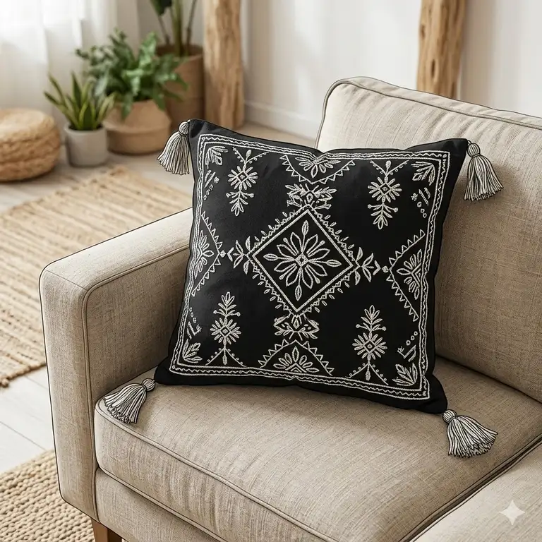 7 Best Black Boho Pillow Designs to Transform Your Home in 2026